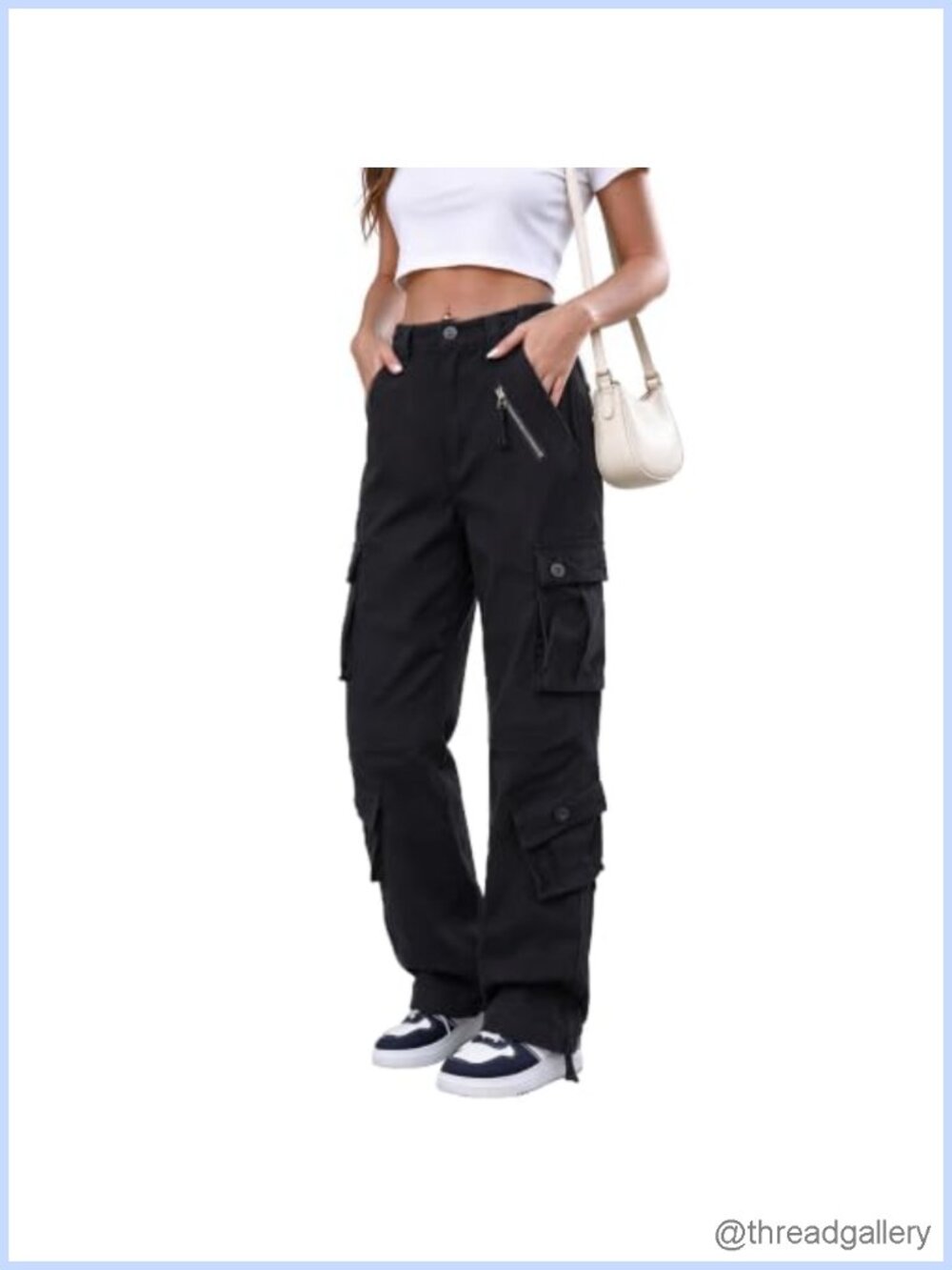 Camo Cargo Pants for Women Casual Work Combat Ripstop Hiking